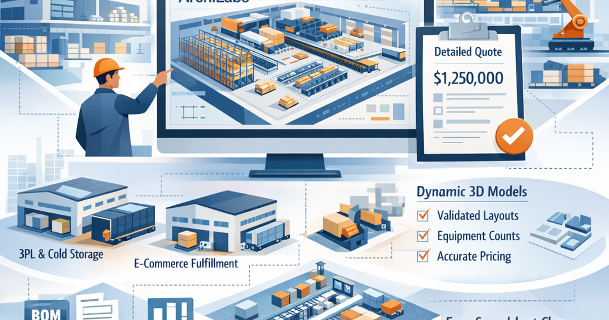 Model‑Based Warehouse CPQ: Design, Quote, Automate